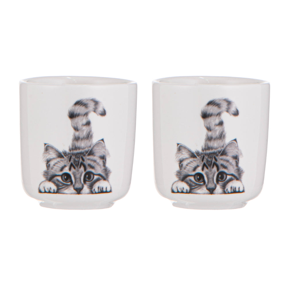 Ashdene Chester The Cat Set of 2 Egg Cups
