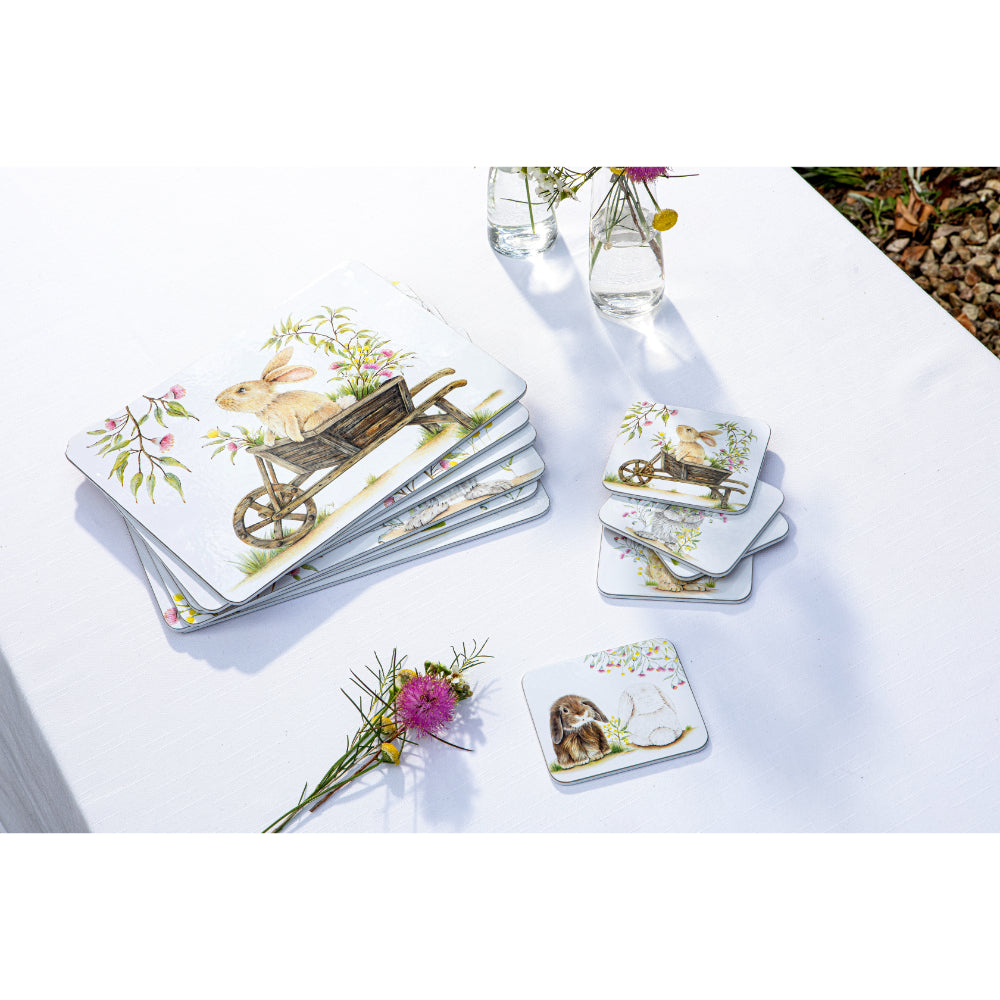 Ashdene Bunny Tales Set of 6 Coasters