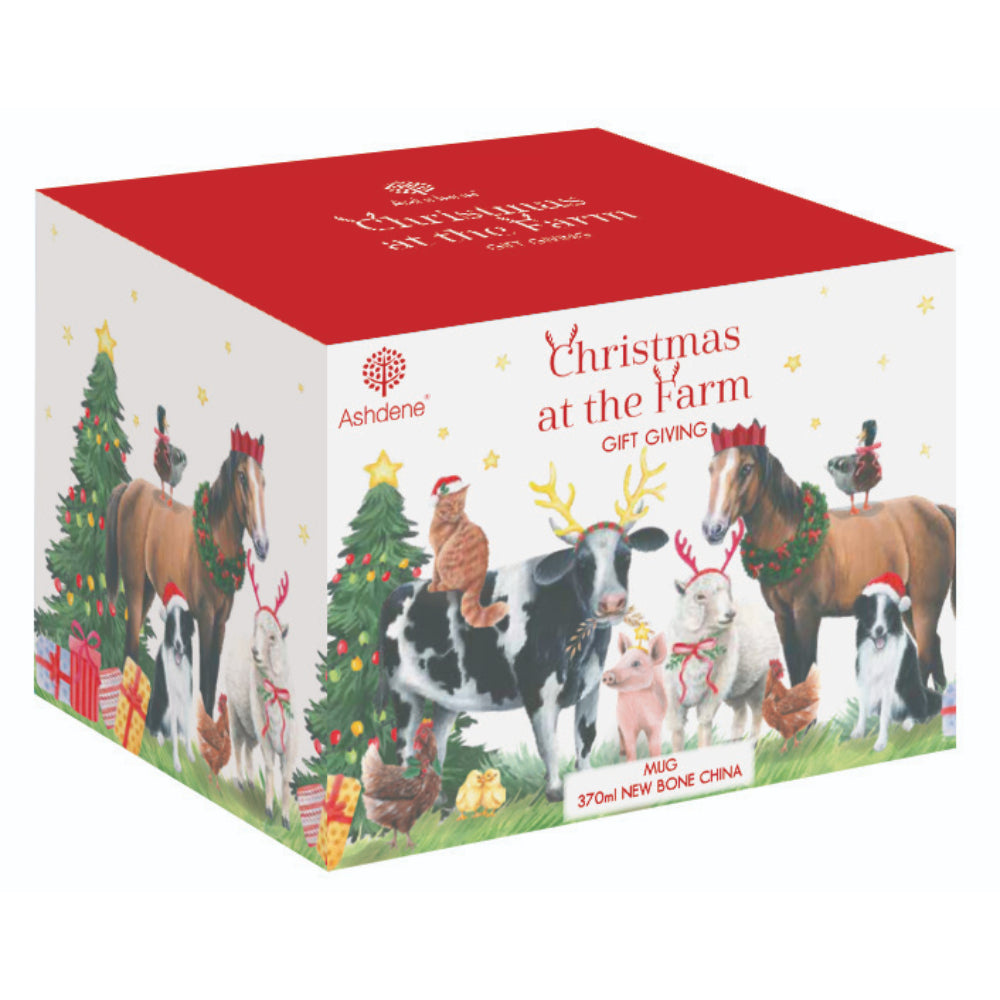 Ashdene Christmas At The Farm Gift Giving Mug