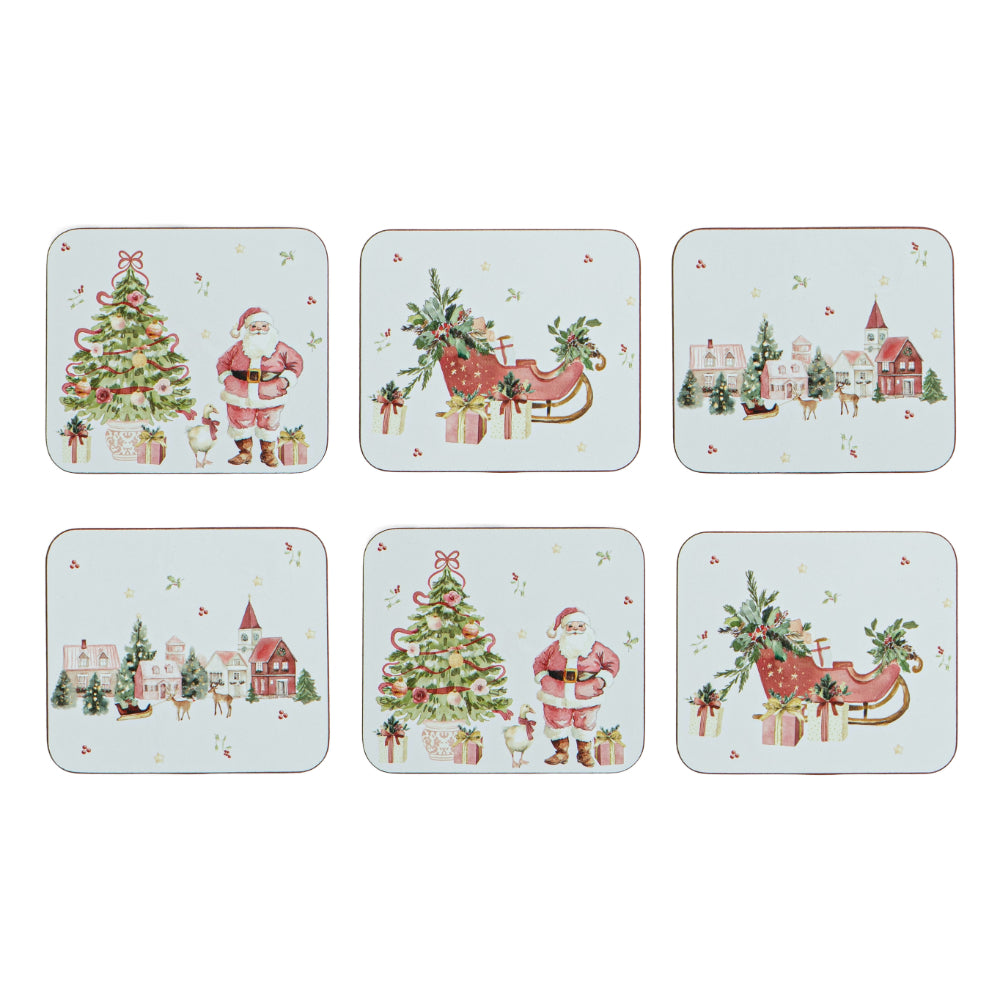 Ashdene Hollybrook Set Of 6 Coasters