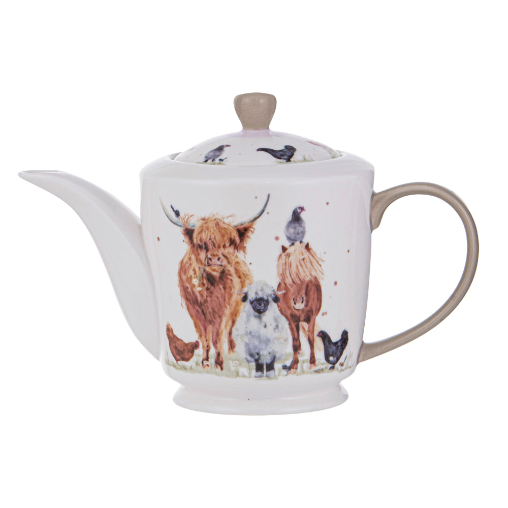Ashdene Paddock Pals Infuser Teapot 900ml
