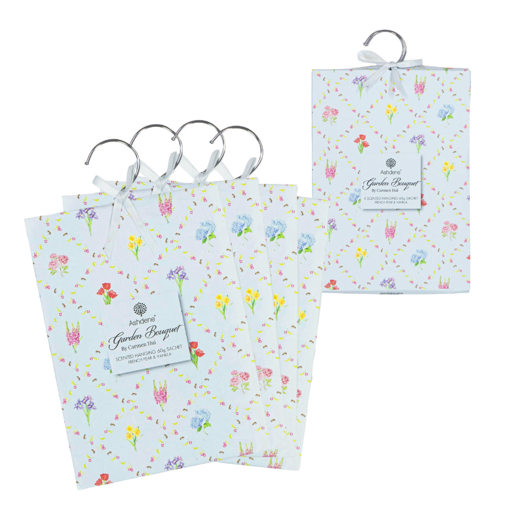 Ashdene Garden Bouquet 60g Hang Sachet 4 Pack