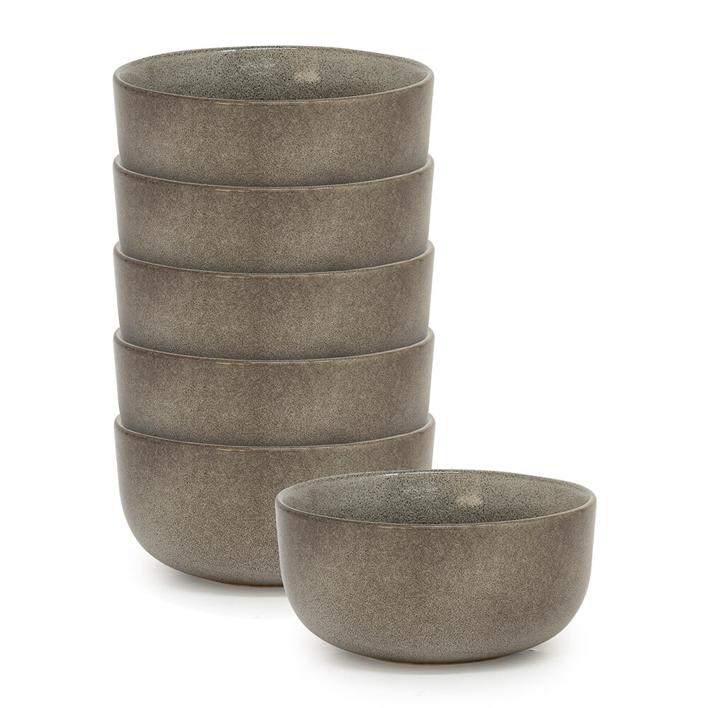 Salt & Pepper Relic Breakfast Bowls 14 x 7cm - Set of 6