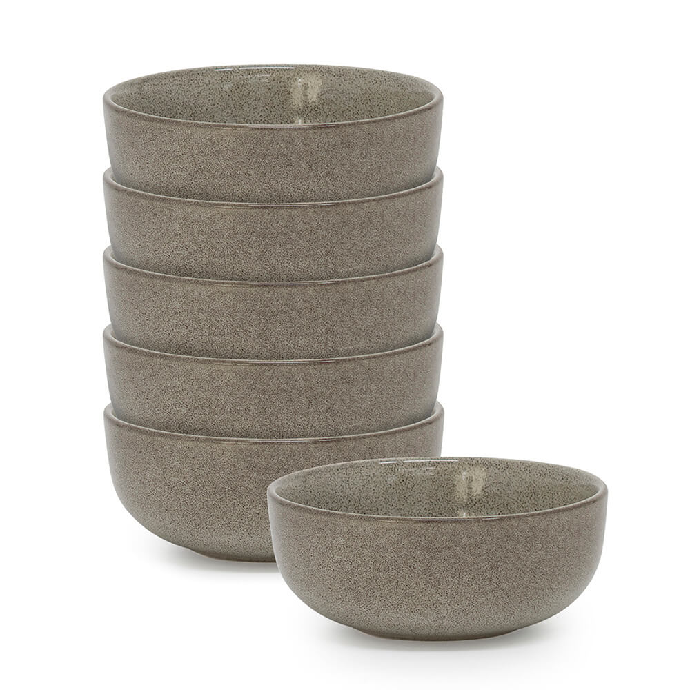 Salt & Pepper Relic Rice Bowls 12 x 5cm - Set of 6