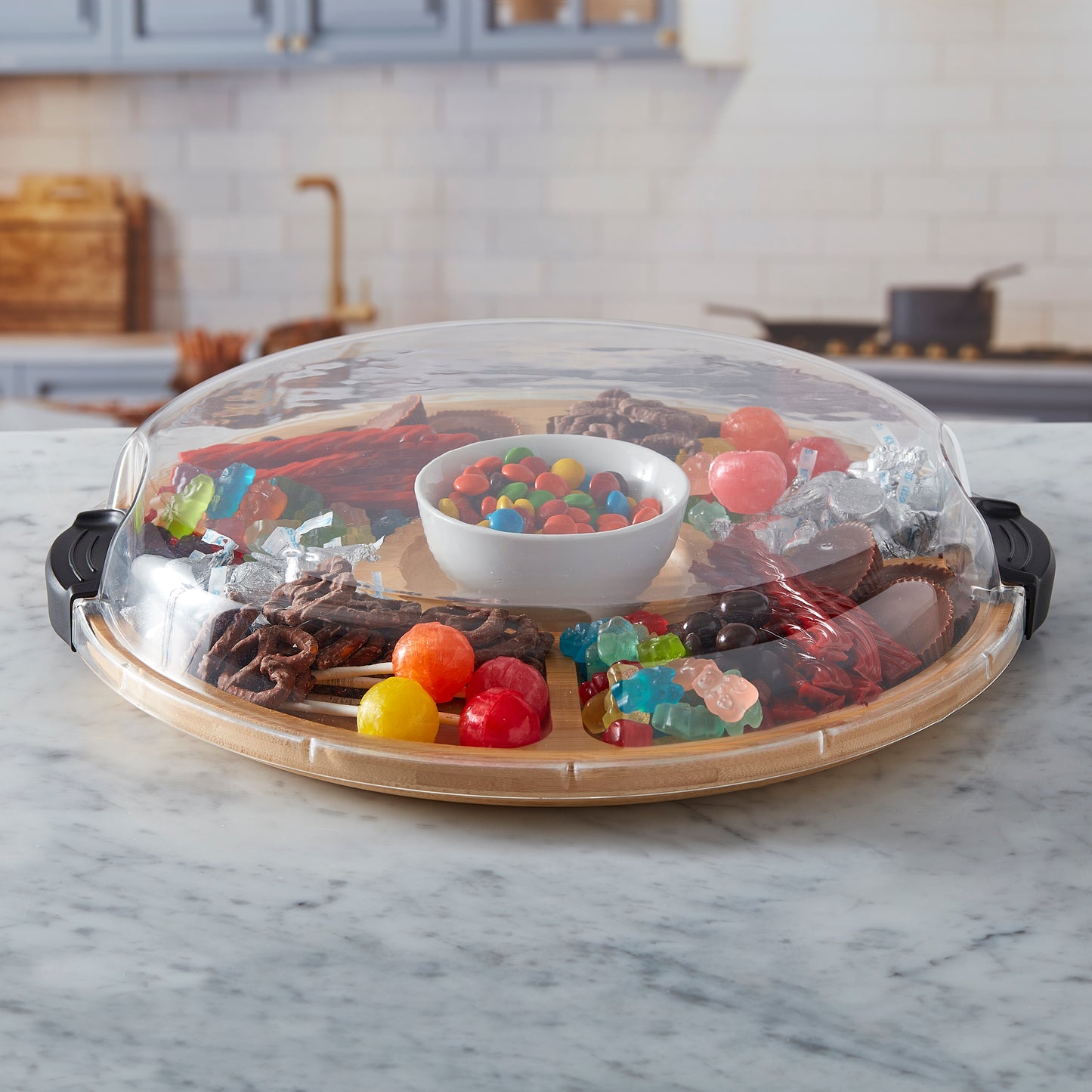 Farberware Build A Board Bamboo Round Section Board 35cm