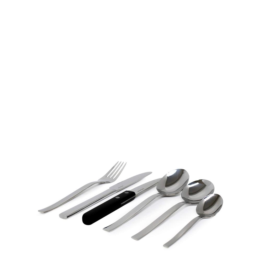 Salt & Pepper Monaco Cutlery Set with Steak Knives - 40 Piece
