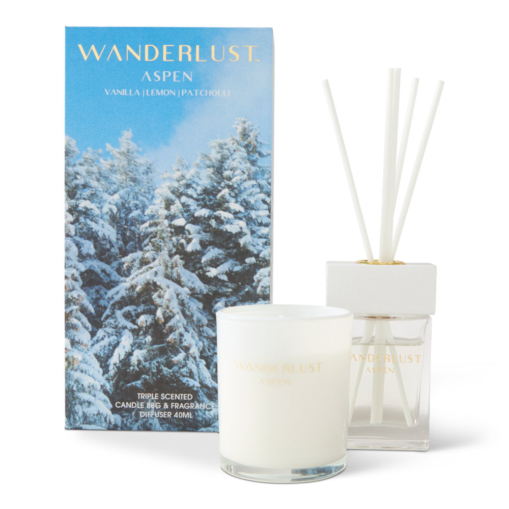 Salt & Pepper Wanderlust Diffuser & Candle Gift Pack