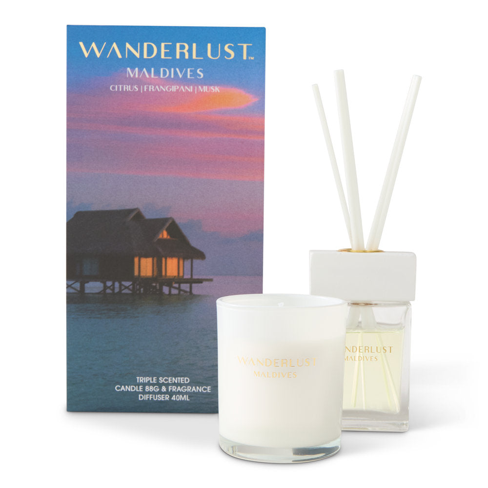 Salt & Pepper Wanderlust Diffuser & Candle Gift Pack