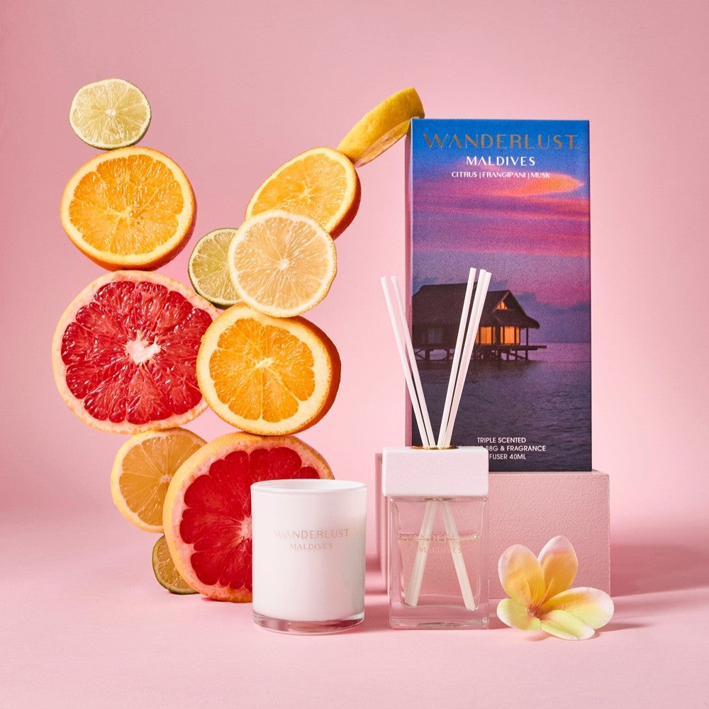 Salt & Pepper Wanderlust Diffuser & Candle Gift Pack