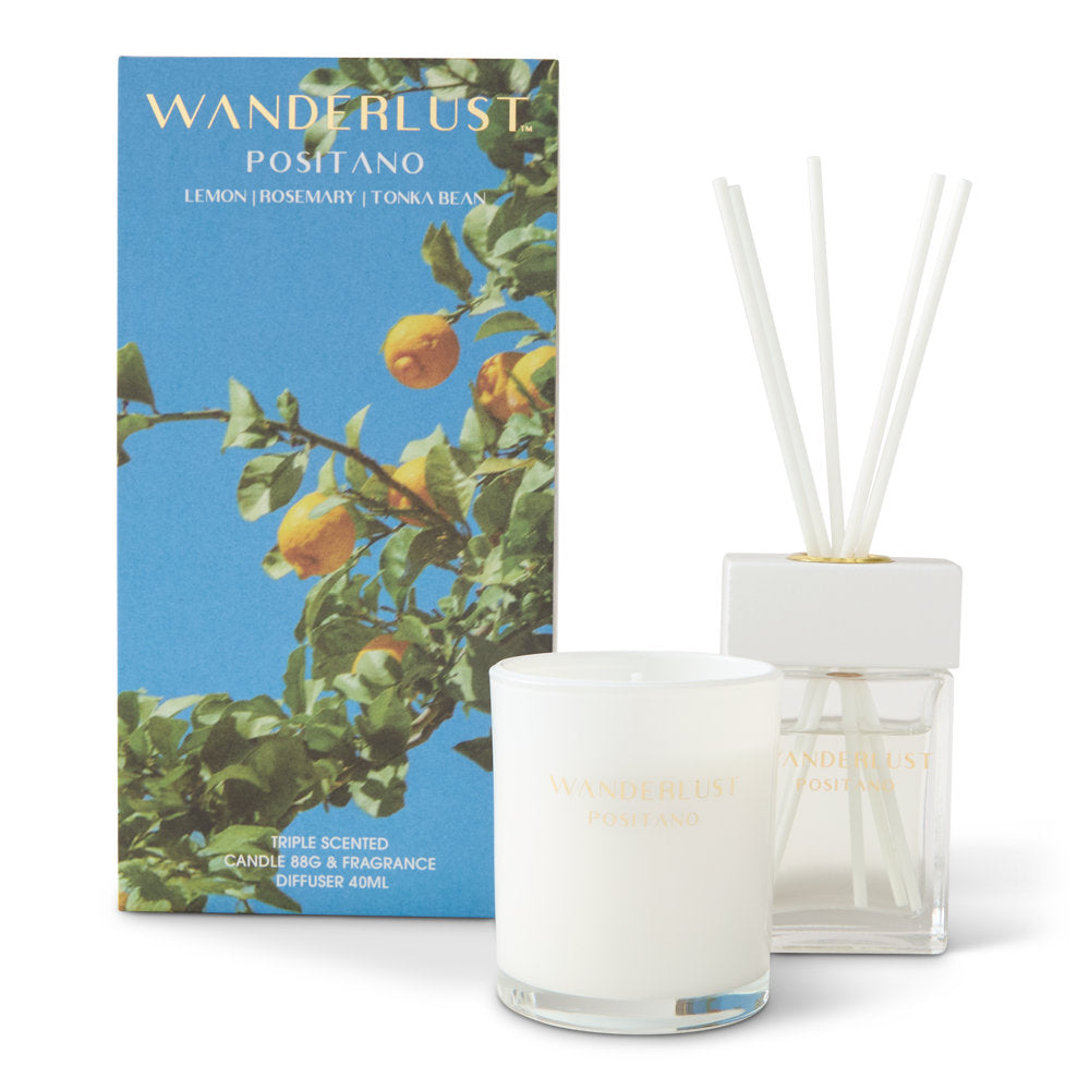 Salt & Pepper Wanderlust Diffuser & Candle Gift Pack