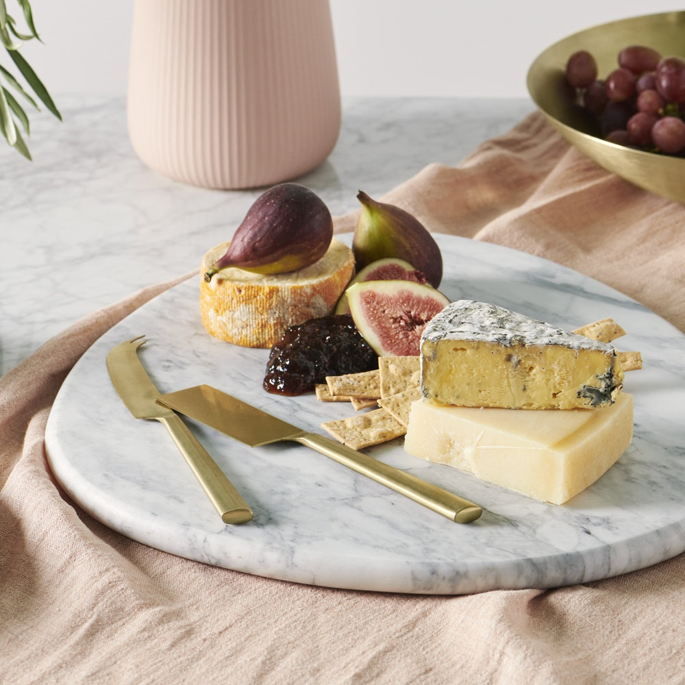 Salt & Pepper Novaro Serving Board Marble