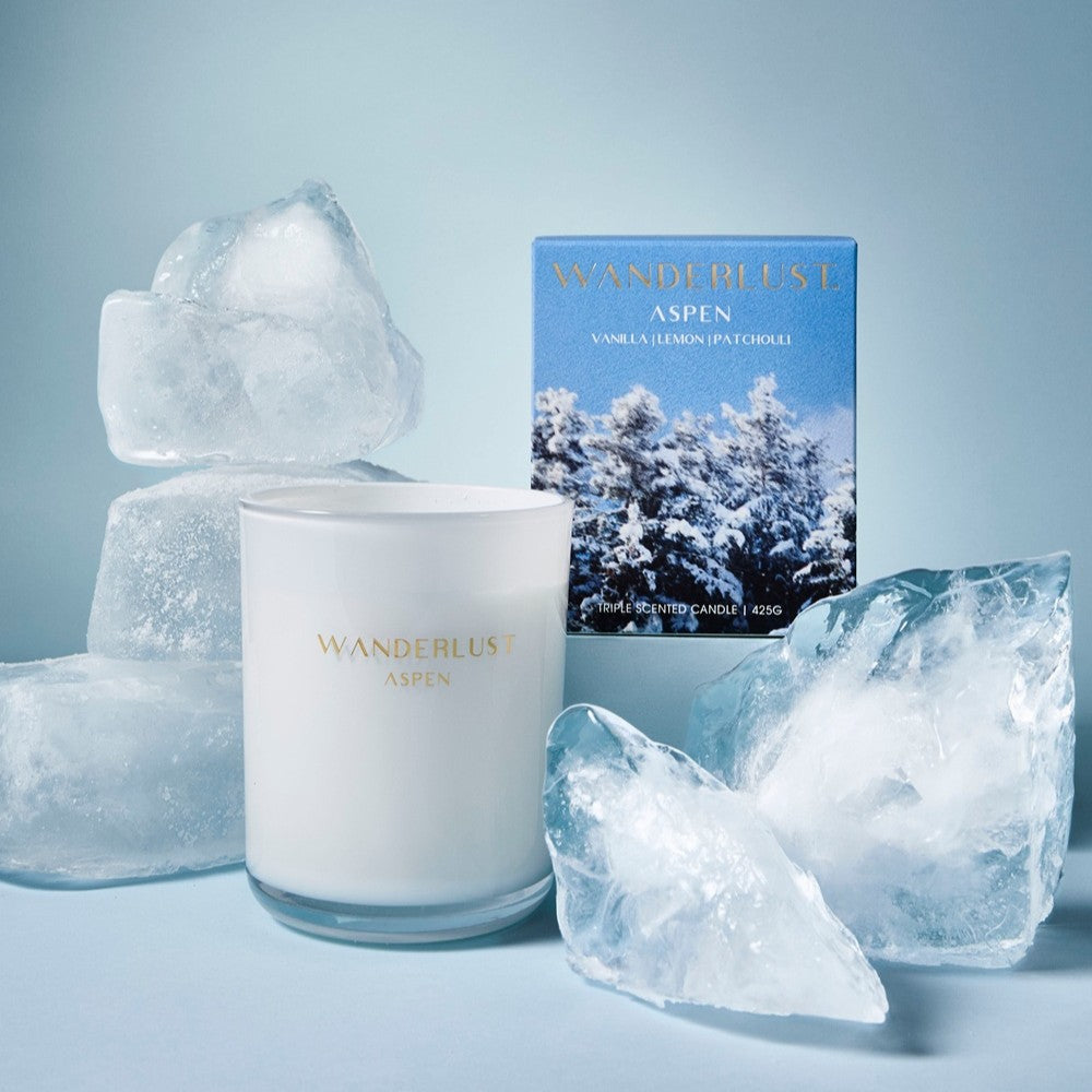 Salt & Pepper Wanderlust Candle with Lid 425g
