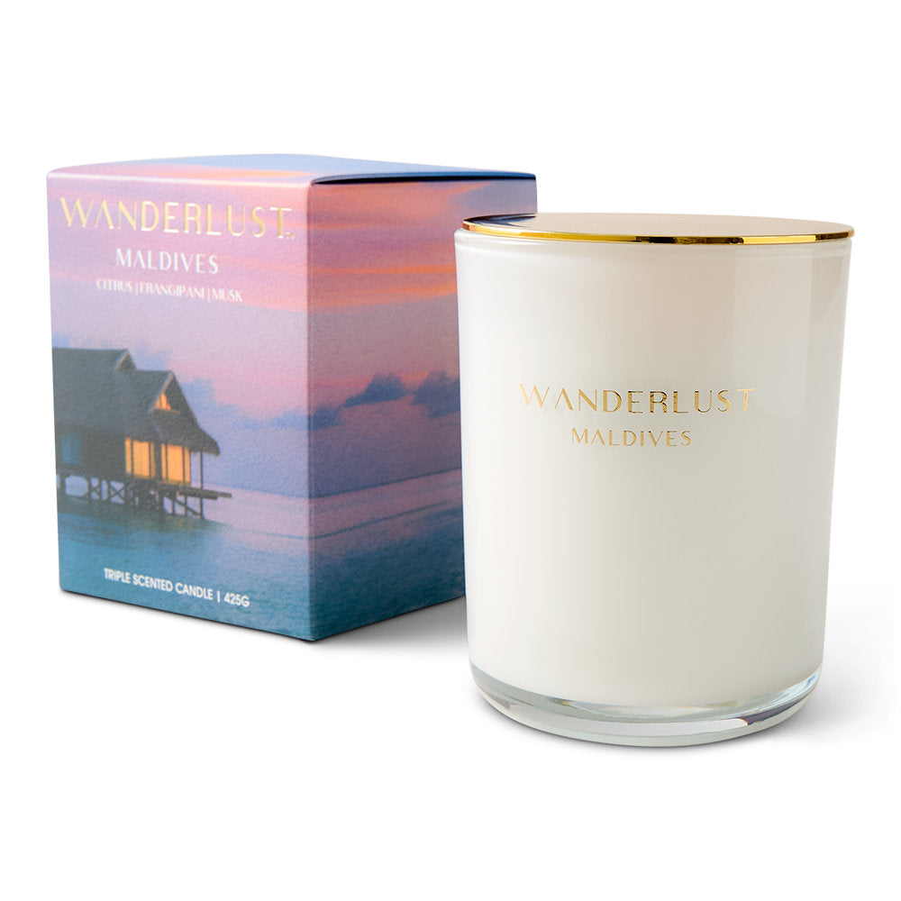 Salt & Pepper Wanderlust Candle with Lid 425g