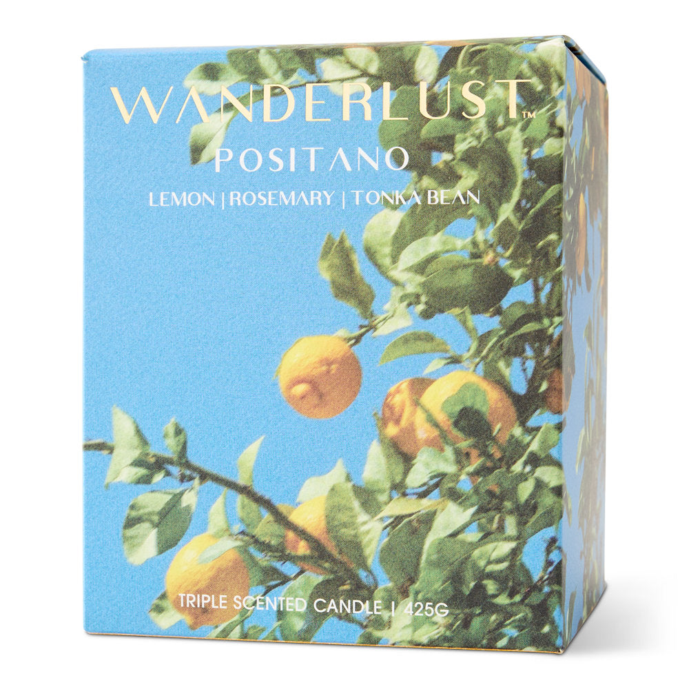 Salt & Pepper Wanderlust Candle with Lid 425g