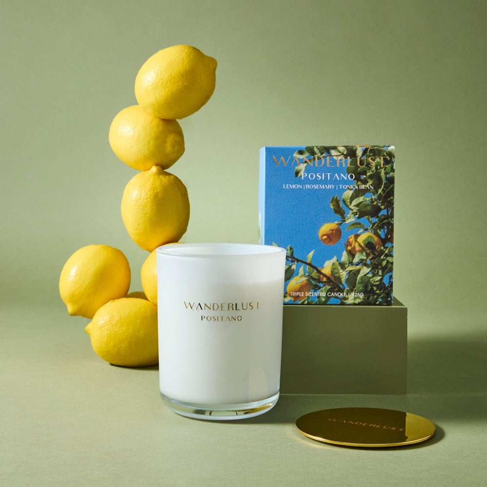 Salt & Pepper Wanderlust Candle with Lid 425g