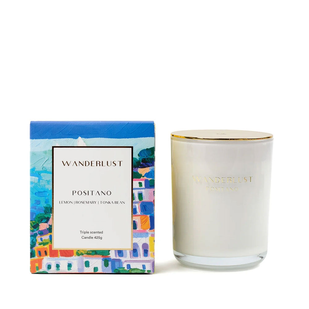 Salt & Pepper Wanderlust Candle with Lid 425g