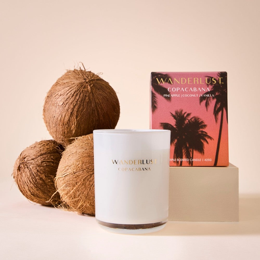 Salt & Pepper Wanderlust Candle with Lid 425g