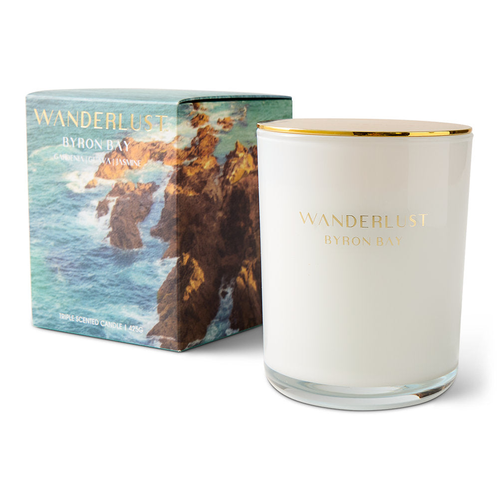 Salt & Pepper Wanderlust Candle with Lid 425g