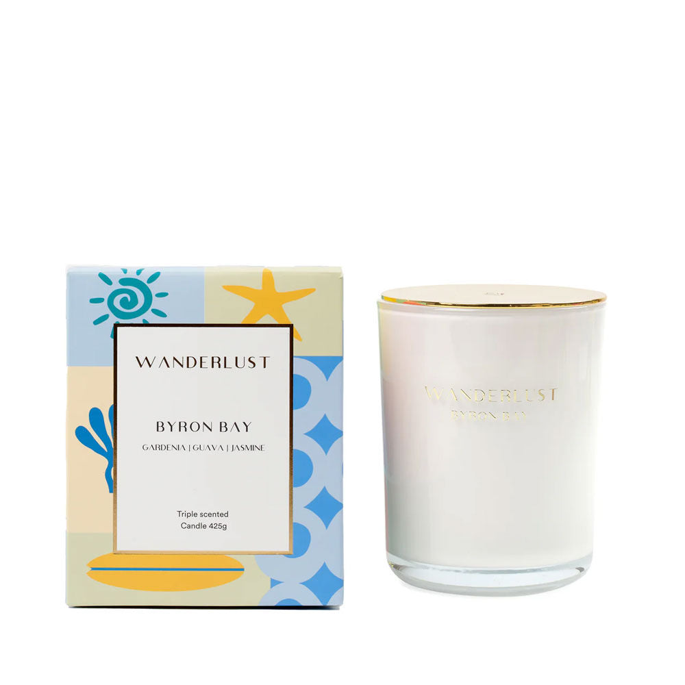 Salt & Pepper Wanderlust Candle with Lid 425g