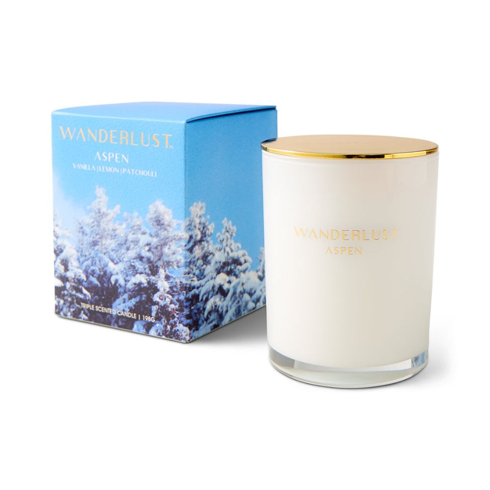 Salt & Pepper Wanderlust Candle with Lid 198g