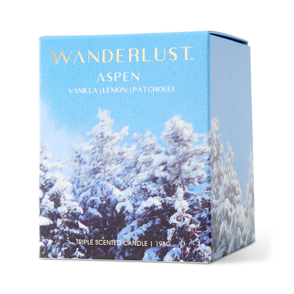 Salt & Pepper Wanderlust Candle with Lid 198g