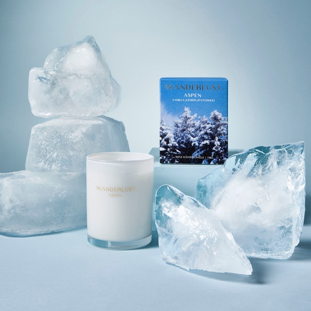 Salt & Pepper Wanderlust Candle with Lid 198g