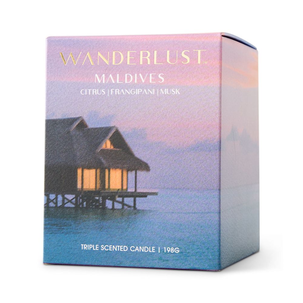 Salt & Pepper Wanderlust Candle with Lid 198g