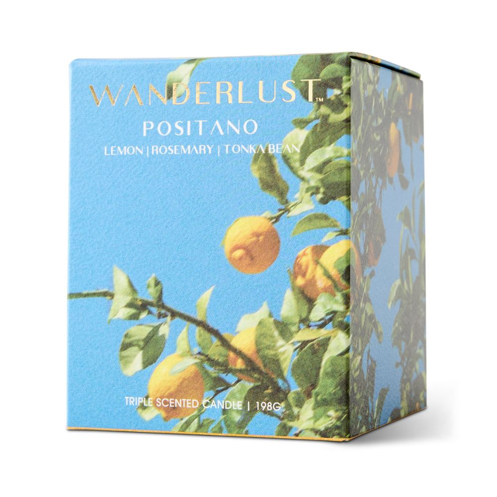 Salt & Pepper Wanderlust Candle with Lid 198g
