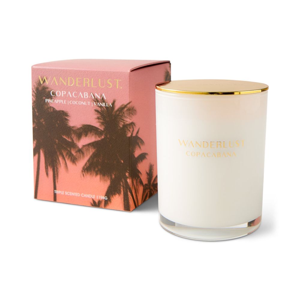 Salt & Pepper Wanderlust Candle with Lid 198g