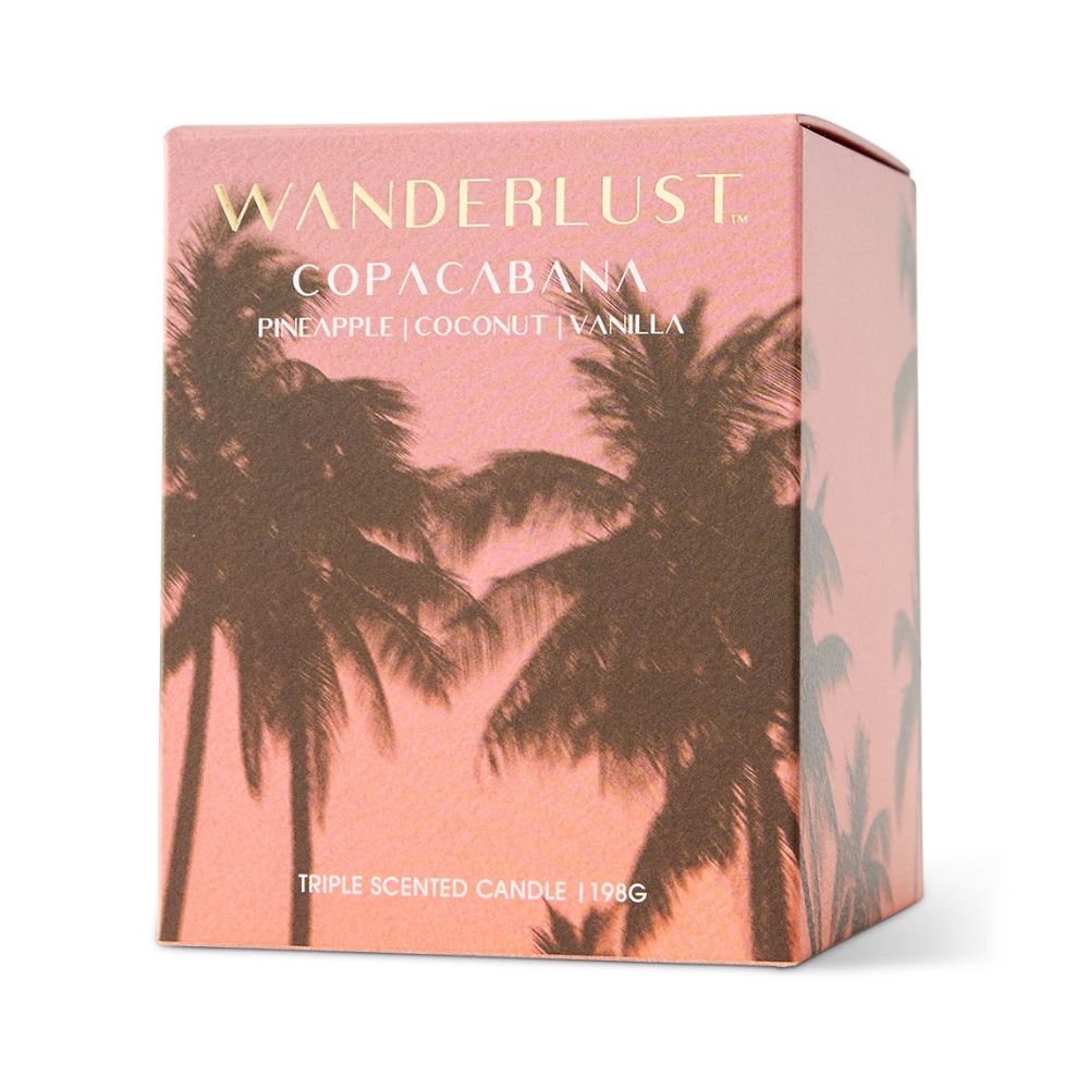 Salt & Pepper Wanderlust Candle with Lid 198g