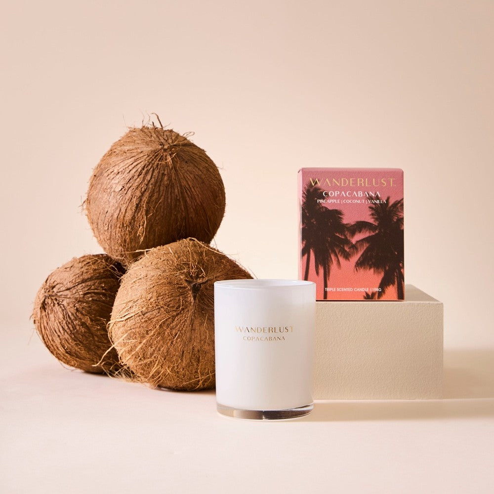 Salt & Pepper Wanderlust Candle with Lid 198g