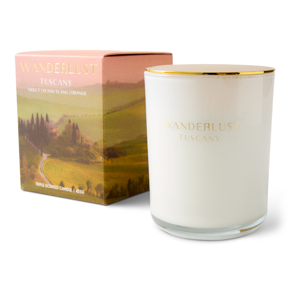 Salt & Pepper Wanderlust Candle with Lid 425g