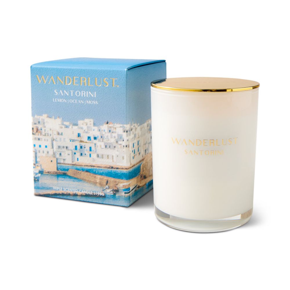 Salt & Pepper Wanderlust Candle with Lid 198g