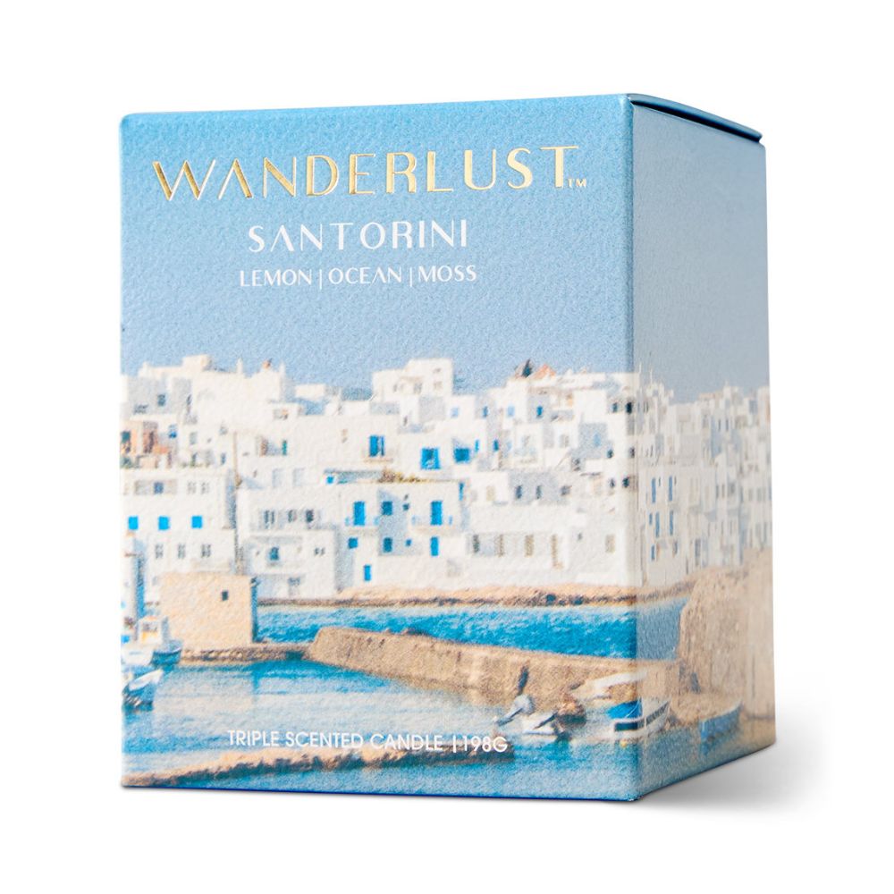 Salt & Pepper Wanderlust Candle with Lid 198g