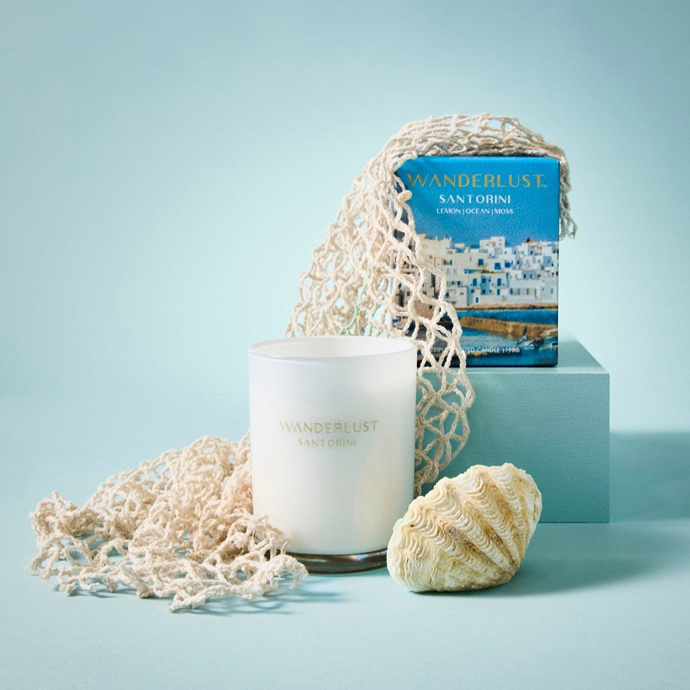 Salt & Pepper Wanderlust Candle with Lid 198g