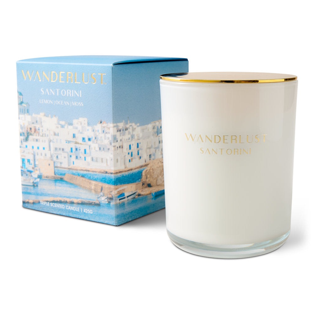 Salt & Pepper Wanderlust Candle with Lid 425g