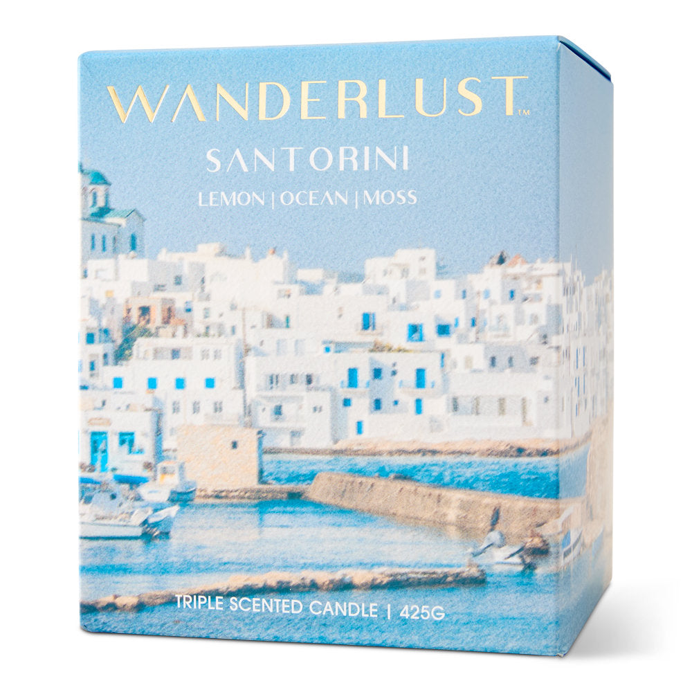 Salt & Pepper Wanderlust Candle with Lid 425g