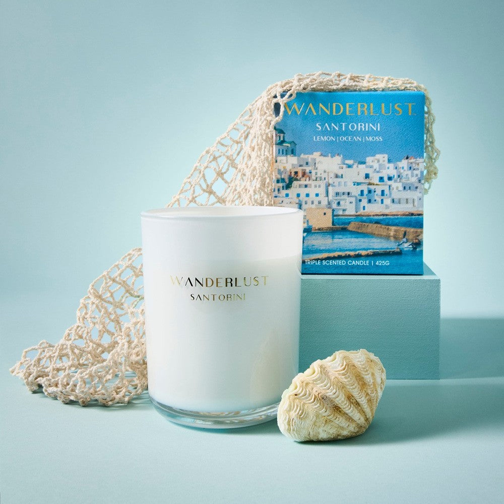 Salt & Pepper Wanderlust Candle with Lid 425g