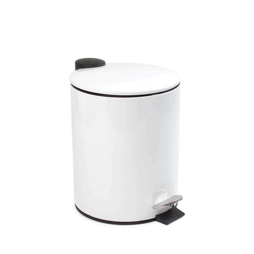 Salt & Pepper Hepburn Bin 5L WHITE