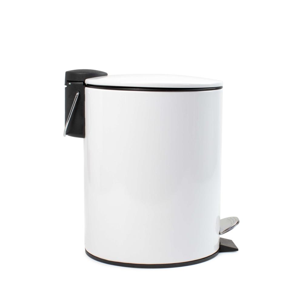 Salt & Pepper Hepburn Bin 5L WHITE