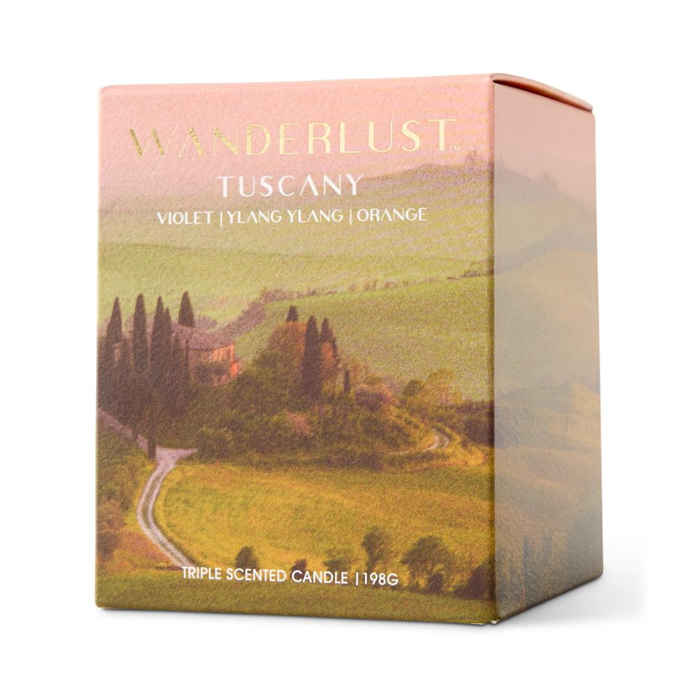 Salt & Pepper Wanderlust Candle with Lid 198g