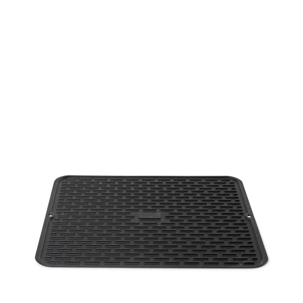 Salt & Pepper Rinse Dish Draining Mat with Rack