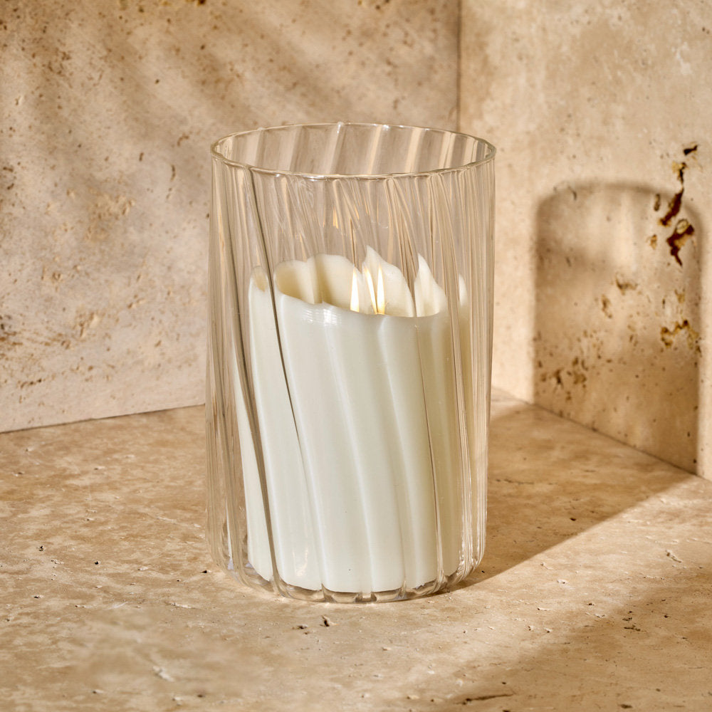 Salt & Pepper Flame LED Moving Candle 10cm