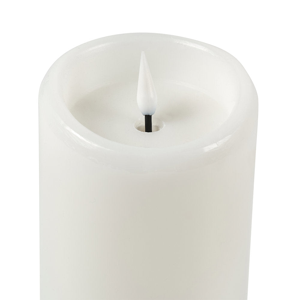 Salt & Pepper Flame LED Moving Candle 15cm
