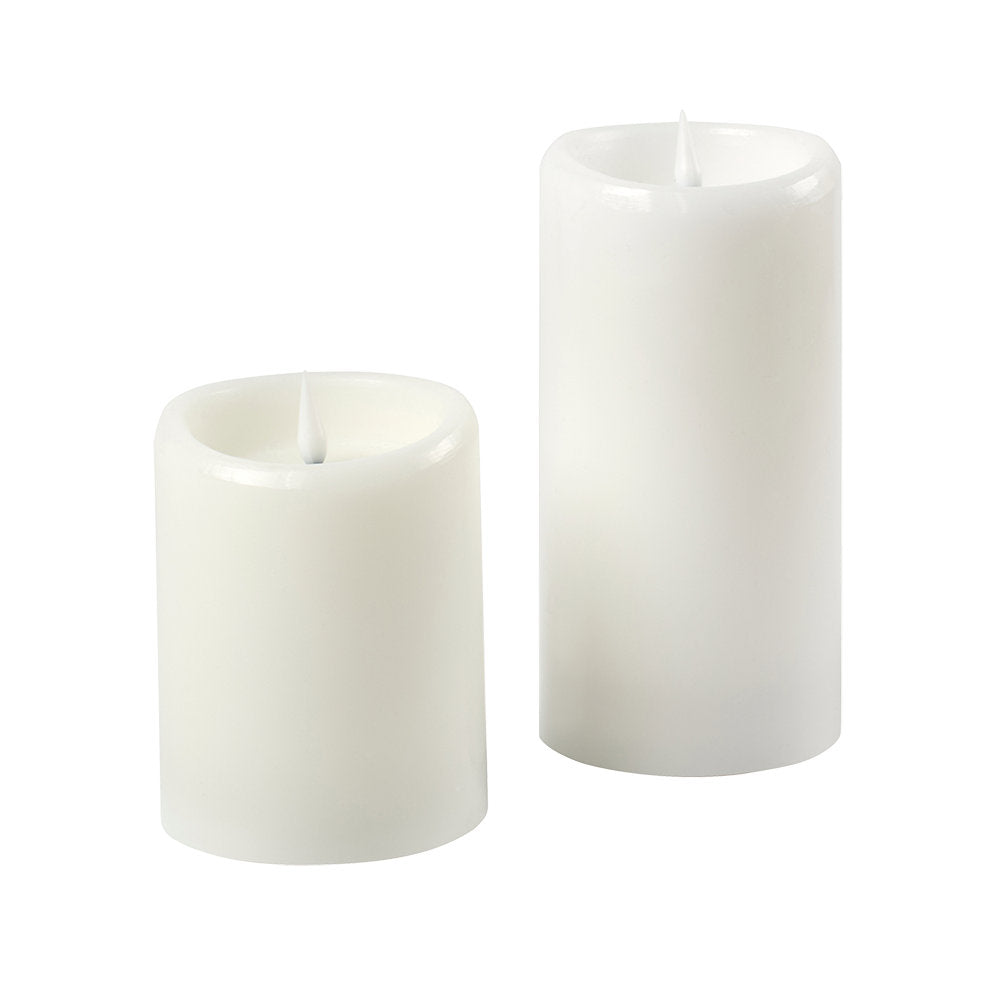 Salt & Pepper Flame LED Moving Candle 15cm