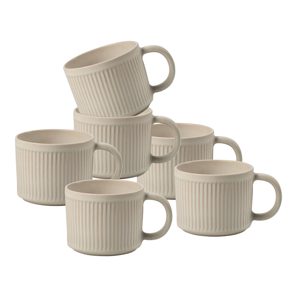 Salt & Pepper Olav Mug 340mL - Set of 6