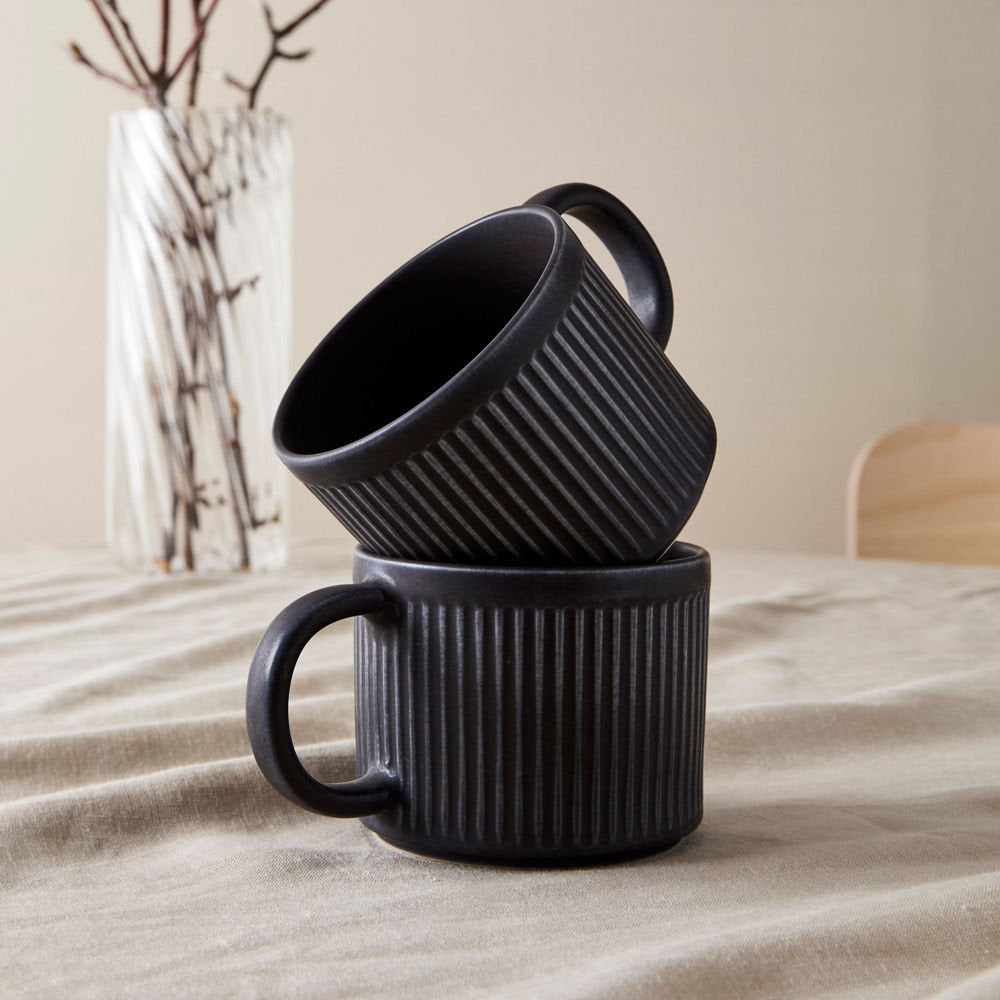 Salt & Pepper Olav Mug 340mL - Set of 6