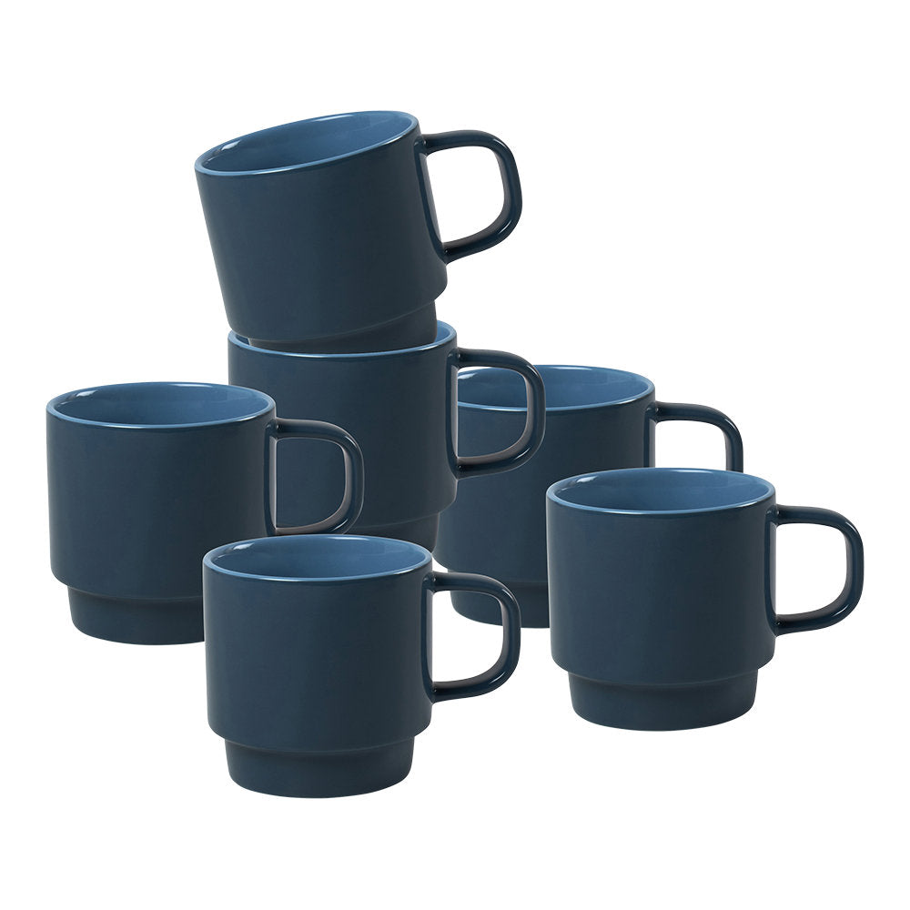 Salt & Pepper Bosu Mug 340ml - Set of 6