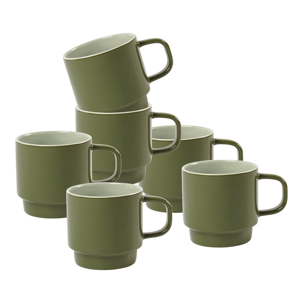 Salt & Pepper Bosu Mug 340ml - Set of 6