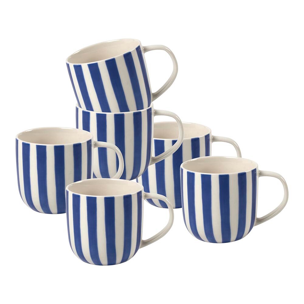 Salt & Pepper Anja Mugs 450mL - Set of 6